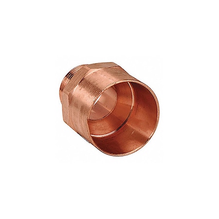 3/4 Inch Copper X 1/2 Inch MIP Male Adapter